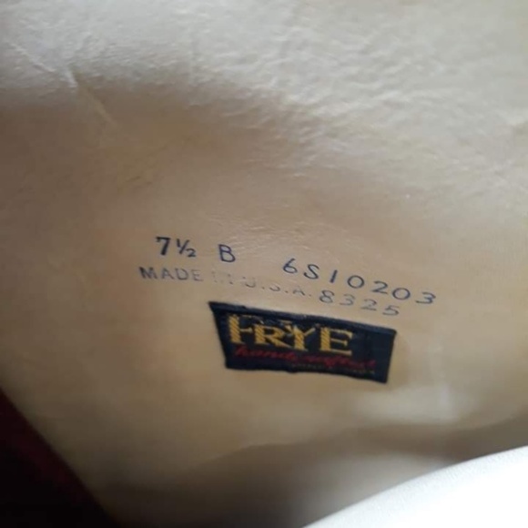 Vintage Frye Lace Up Boots - Picture 2 of 2